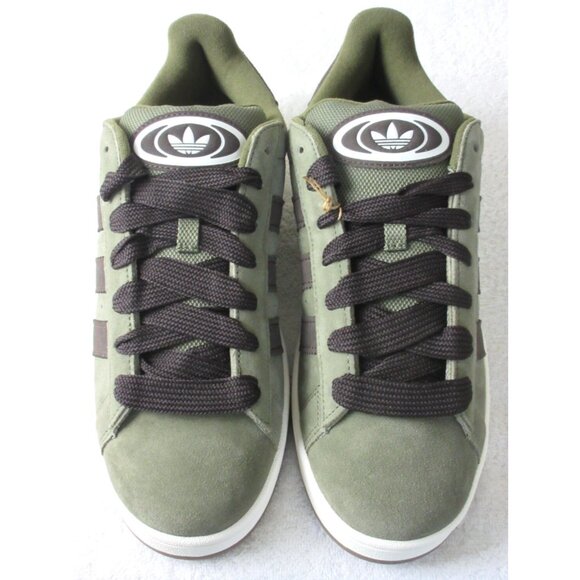 Adidas Men's Campus 00s Suede Shoes Olive Strata Dark Brown Sizes NIB ID1418 - Picture 2 of 5
